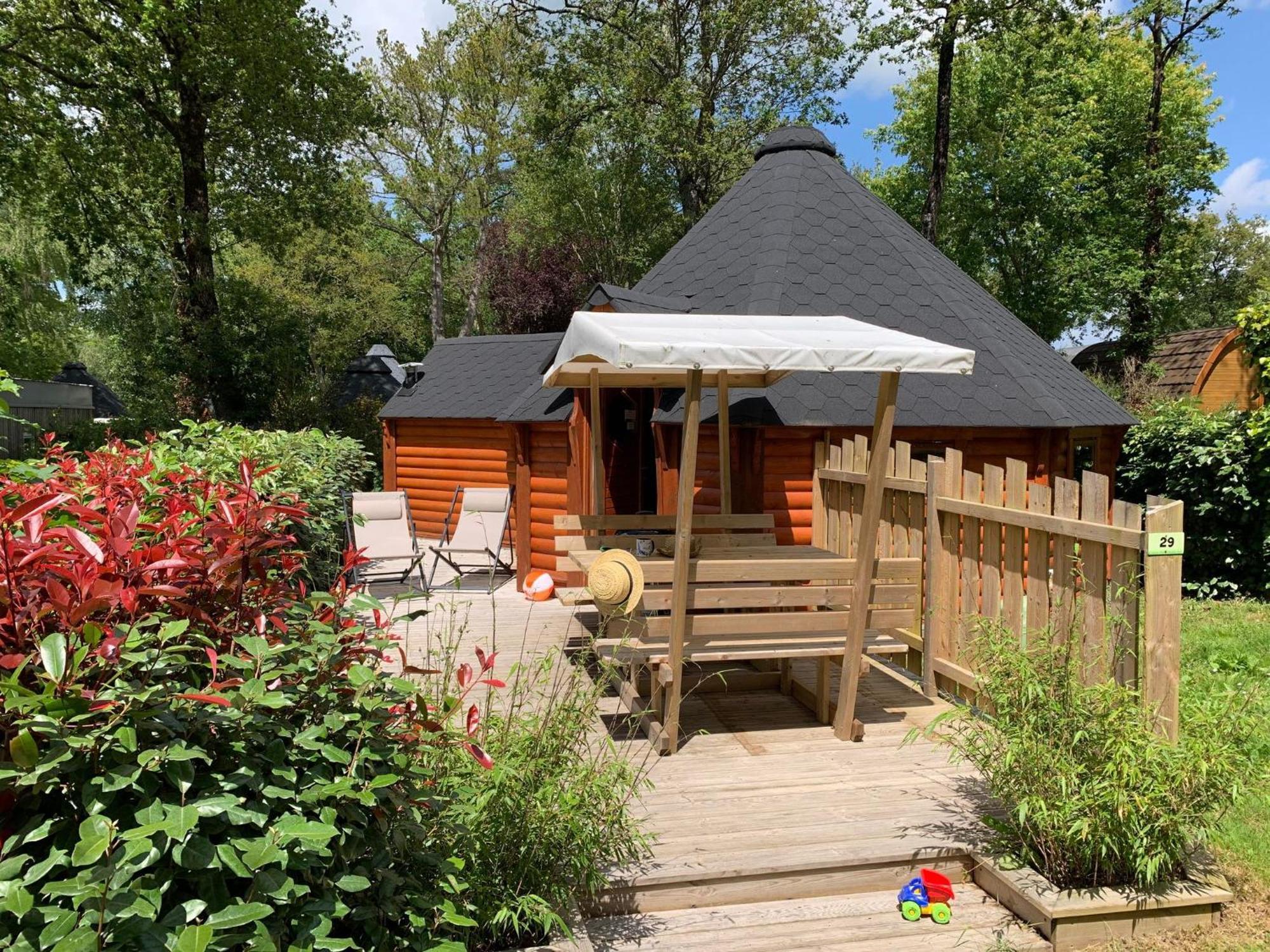 Camping De L'Etang Du Pays Blanc Guerande Exterior photo